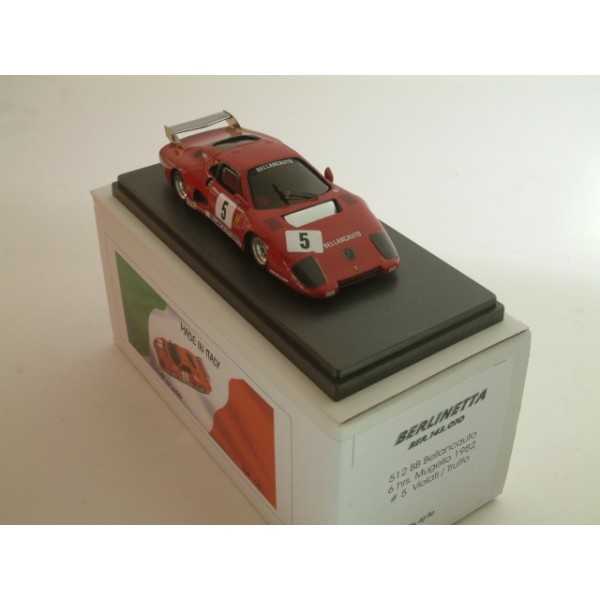 Ferrari 512 BB Bellancauto #5 Violati / Truffo 6 Hrs Mugello 1982 - Built 1:43